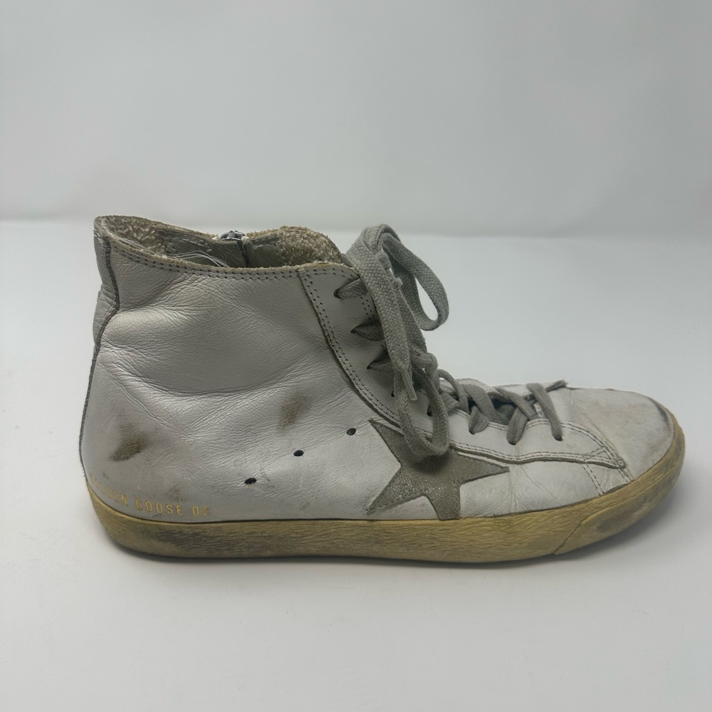 Francy White High-Top Sneakers by Golden Goose size 9 - Picture 8 of 10